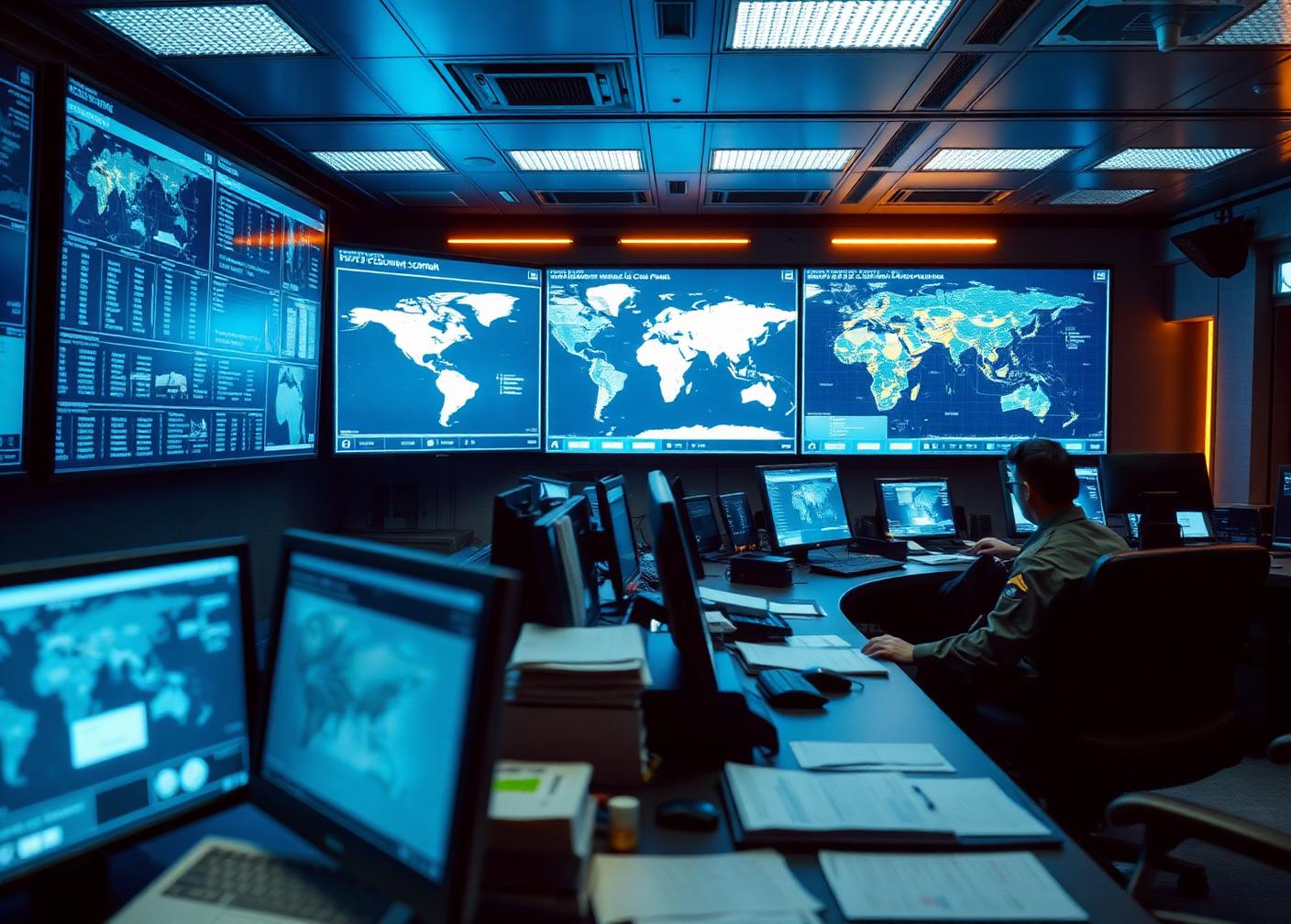 Movement control cell tracking cargo manifests and in-transit visibility on operations screens